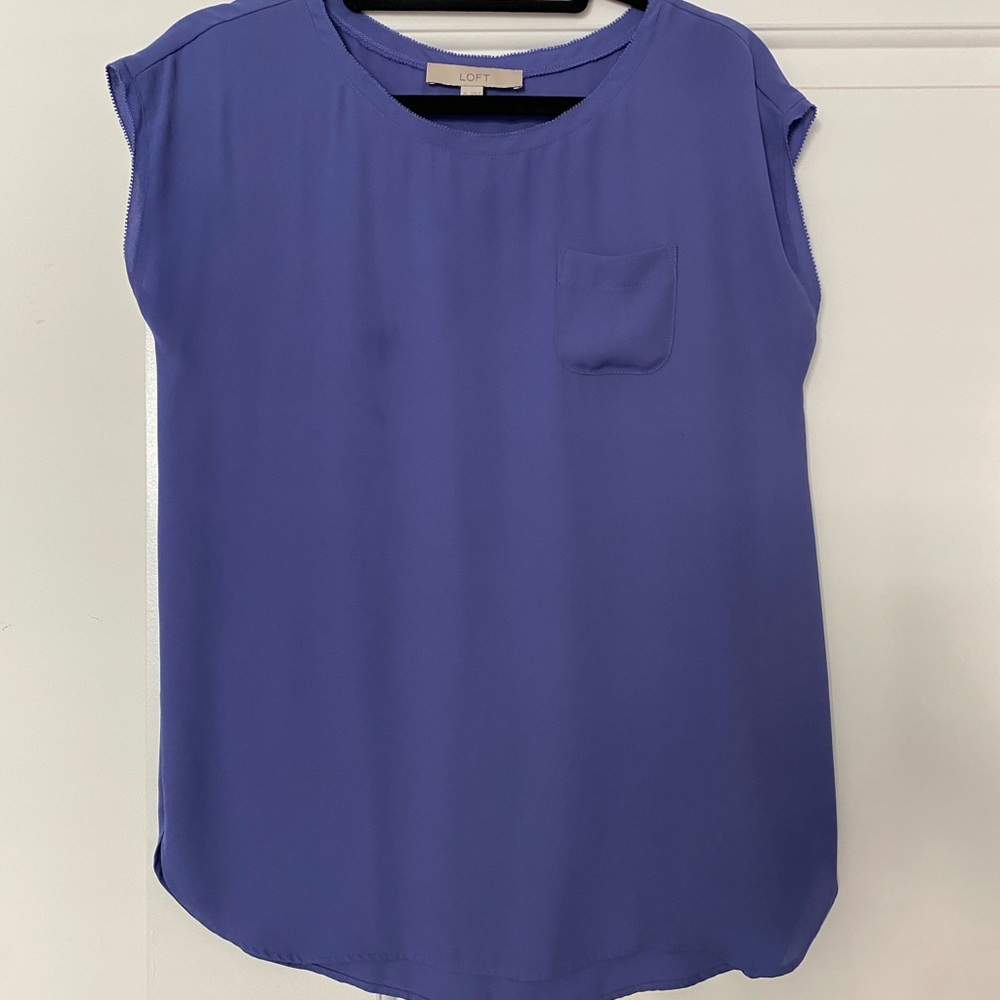 LOFT Cap Sleeve Blouse